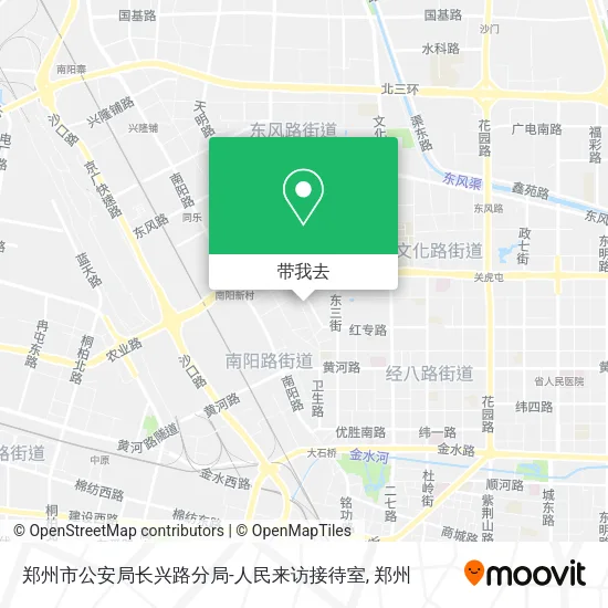 郑州市公安局长兴路分局-人民来访接待室地图