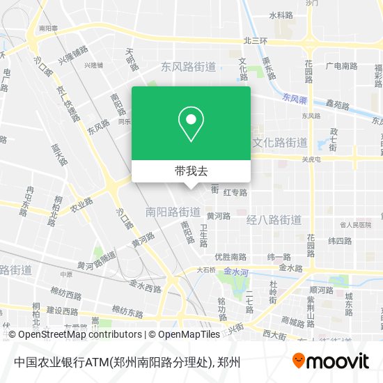 中国农业银行ATM(郑州南阳路分理处)地图