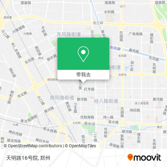 天明路16号院地图