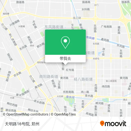 天明路16号院地图