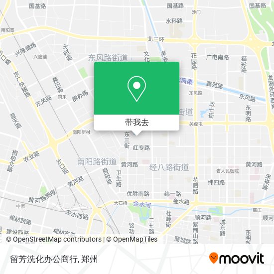留芳洗化办公商行地图