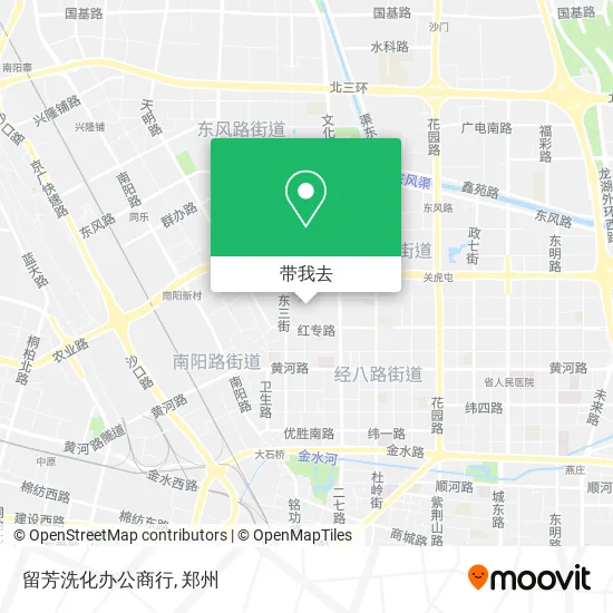 留芳洗化办公商行地图