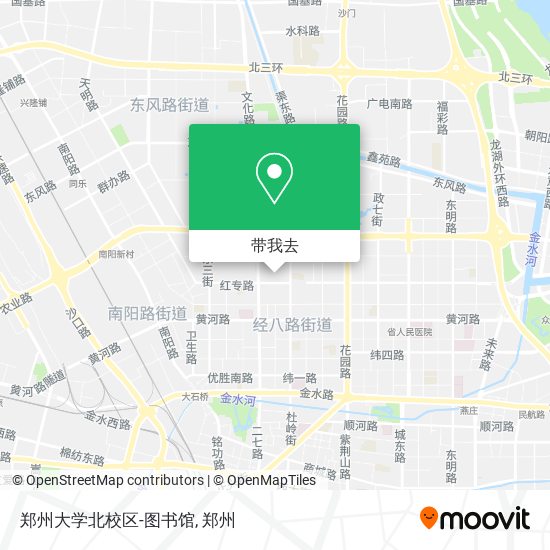 郑州大学北校区-图书馆地图