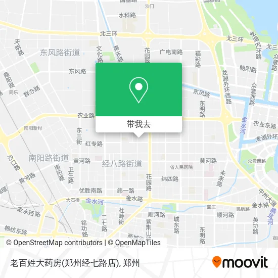 老百姓大药房(郑州经七路店)地图