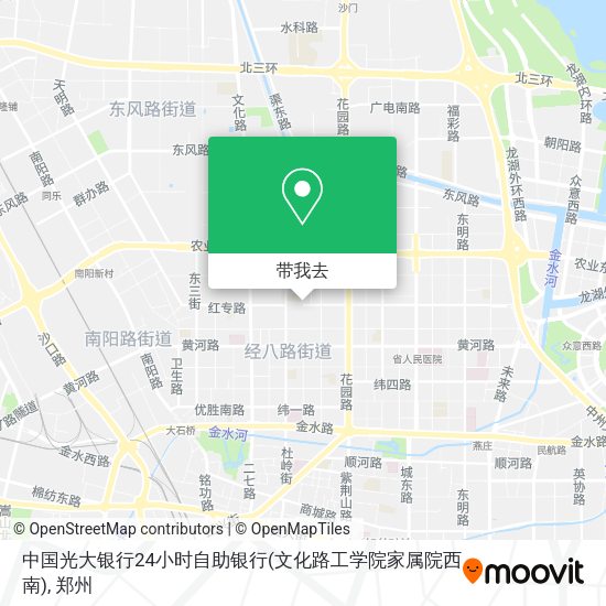 中国光大银行24小时自助银行(文化路工学院家属院西南)地图