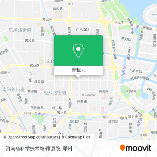 河南省科学技术馆-家属院地图