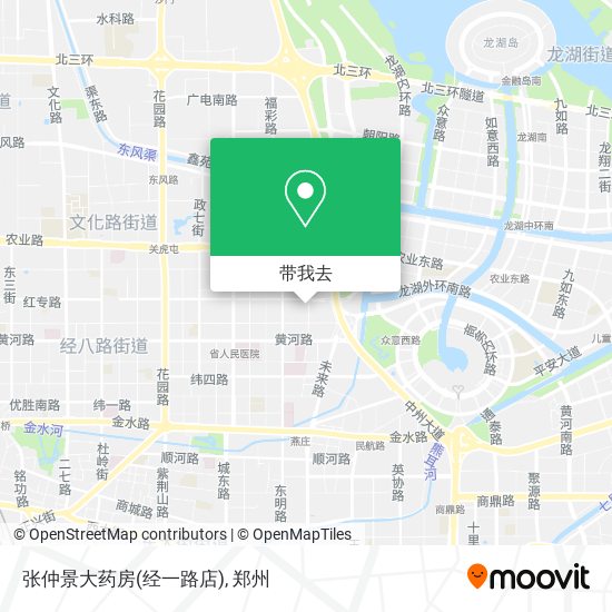 张仲景大药房(经一路店)地图