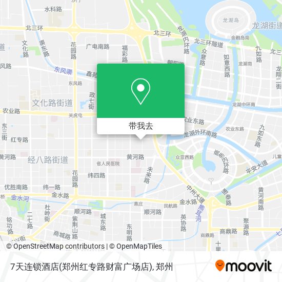 7天连锁酒店(郑州红专路财富广场店)地图
