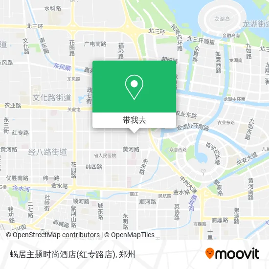 蜗居主题时尚酒店(红专路店)地图