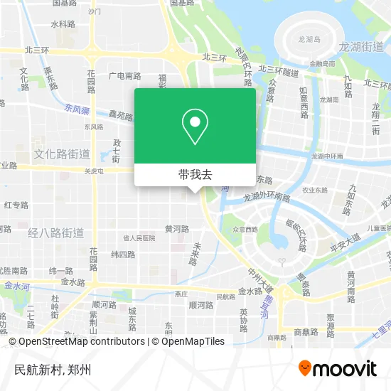 民航新村地图