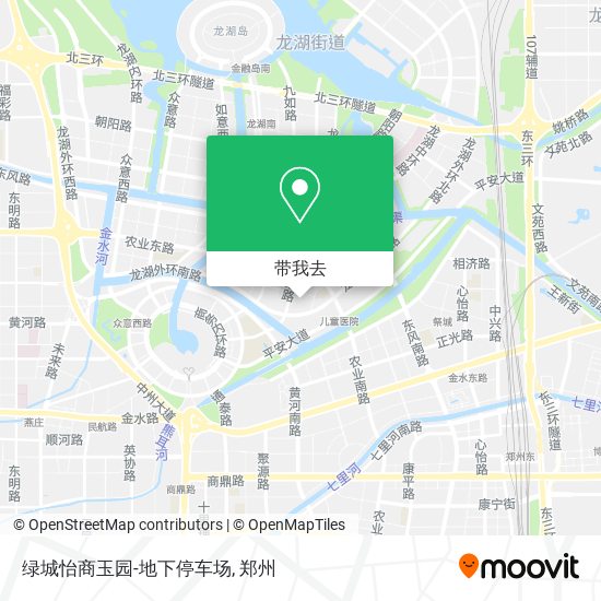 绿城怡商玉园-地下停车场地图