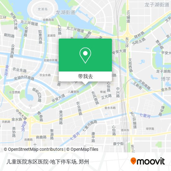 儿童医院东区医院-地下停车场地图