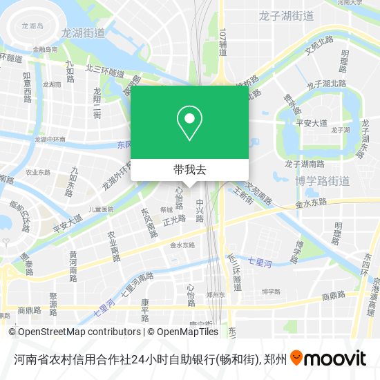 河南省农村信用合作社24小时自助银行(畅和街)地图
