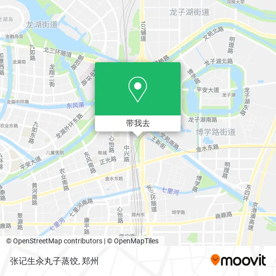 张记生汆丸子蒸饺地图