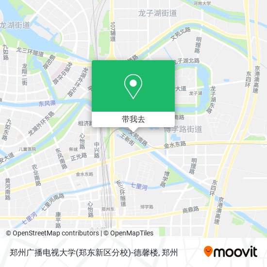 郑州广播电视大学(郑东新区分校)-德馨楼地图