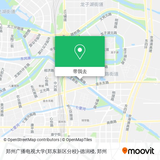 郑州广播电视大学(郑东新区分校)-德润楼地图
