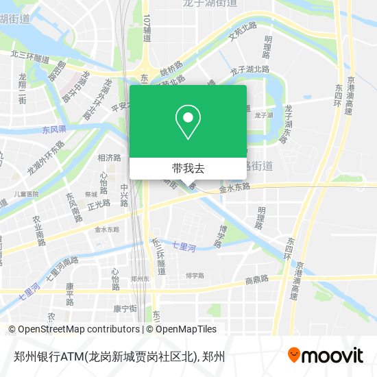 郑州银行ATM(龙岗新城贾岗社区北)地图