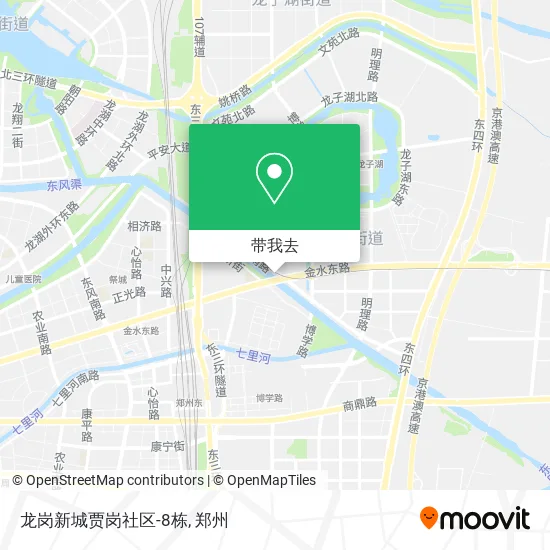 龙岗新城贾岗社区-8栋地图