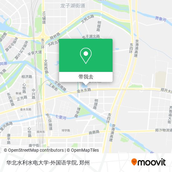 华北水利水电大学-外国语学院地图