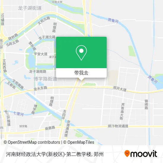 河南财经政法大学(新校区)-第二教学楼地图