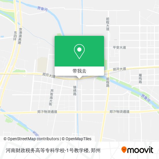 河南财政税务高等专科学校-1号教学楼地图