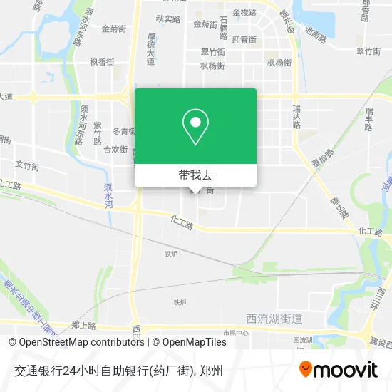 交通银行24小时自助银行(药厂街)地图