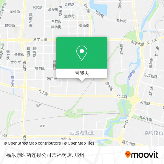 福乐康医药连锁公司常福药店地图