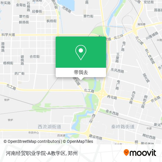 河南经贸职业学院-A教学区地图