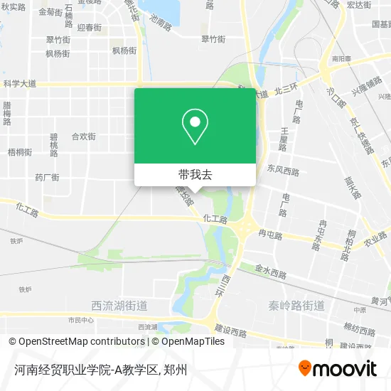 河南经贸职业学院-A教学区地图