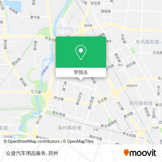 众捷汽车用品服务地图