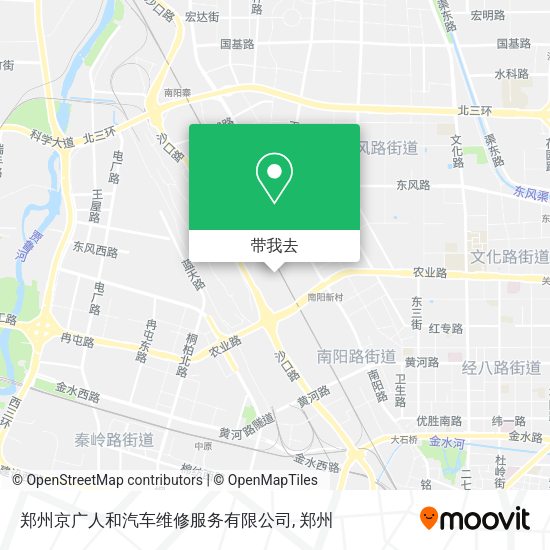 郑州京广人和汽车维修服务有限公司地图