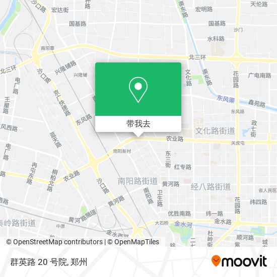 群英路 20 号院地图