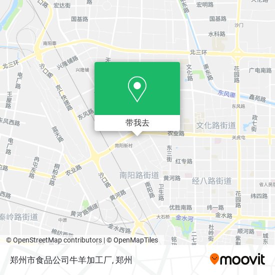 郑州市食品公司牛羊加工厂地图