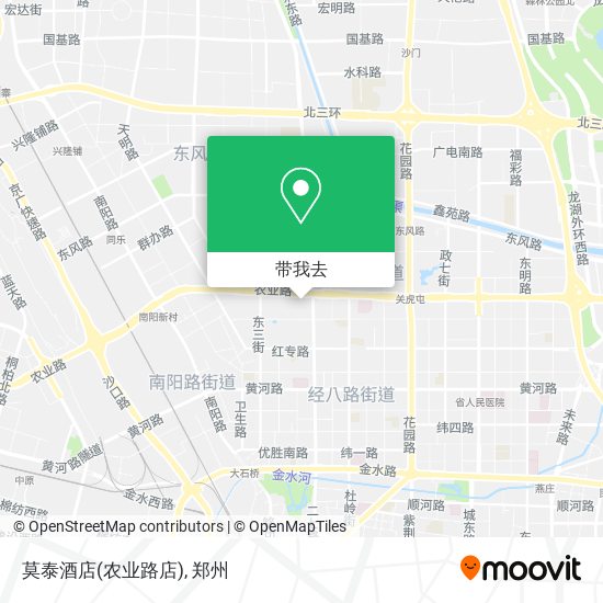 莫泰酒店(农业路店)地图