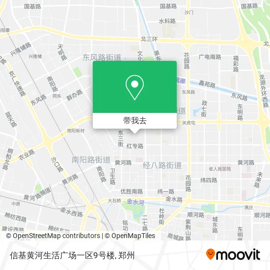 信基黄河生活广场一区9号楼地图