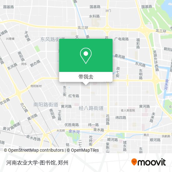 河南农业大学-图书馆地图