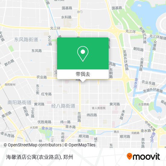 海馨酒店公寓(农业路店)地图