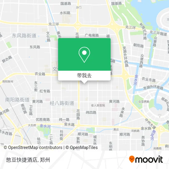 憨豆快捷酒店地图