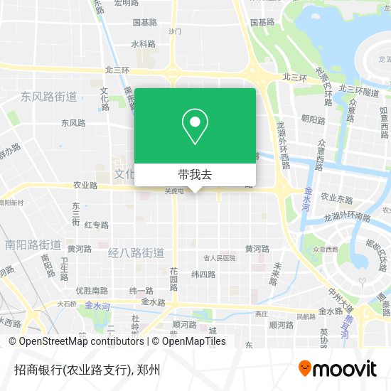 招商银行(农业路支行)地图