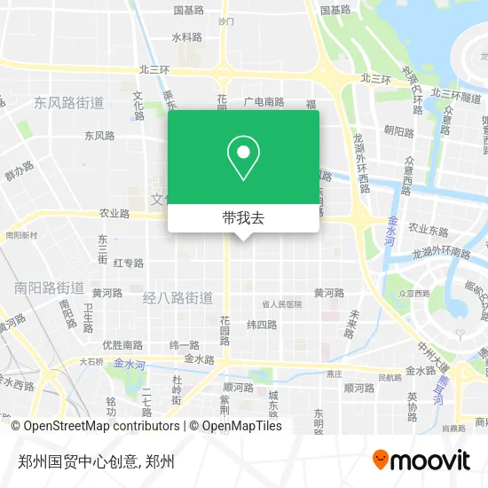 郑州国贸中心创意地图