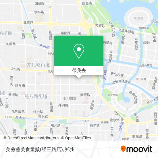 美兹兹美食量贩(经三路店)地图