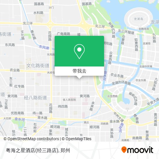 粤海之星酒店(经三路店)地图