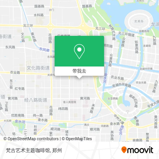 梵古艺术主题咖啡馆地图