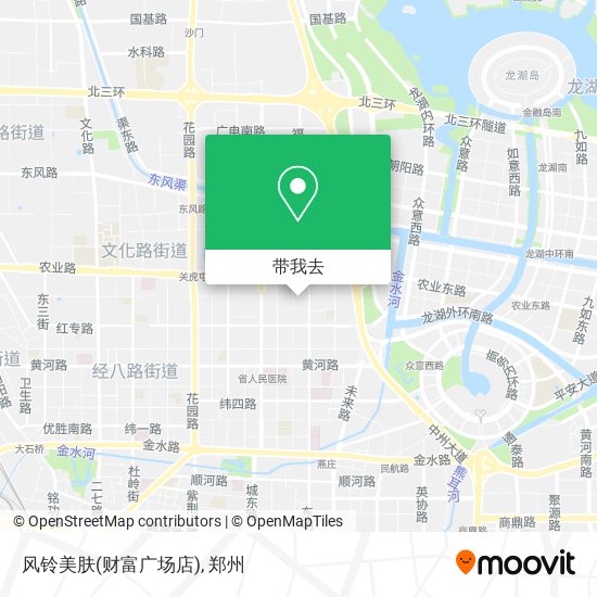 风铃美肤(财富广场店)地图