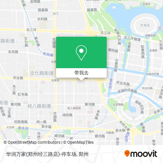 华润万家(郑州经三路店)-停车场地图