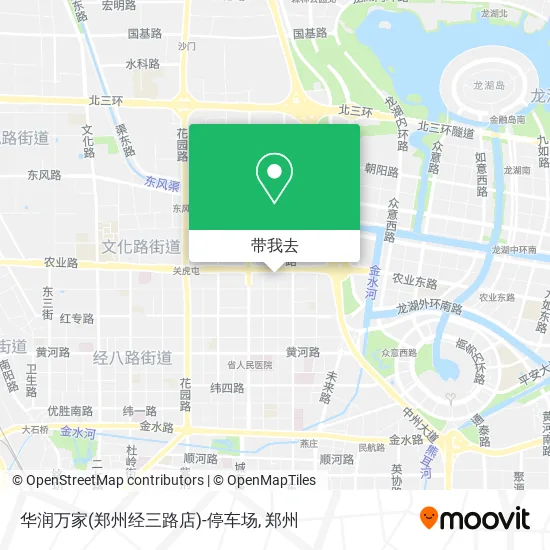 华润万家(郑州经三路店)-停车场地图