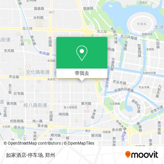 如家酒店-停车场地图