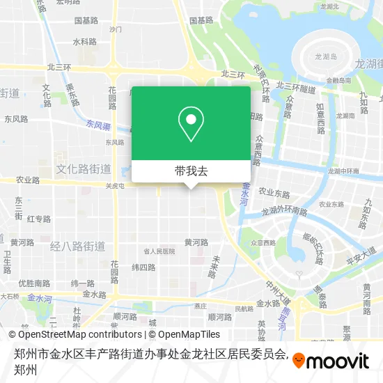 郑州市金水区丰产路街道办事处金龙社区居民委员会地图