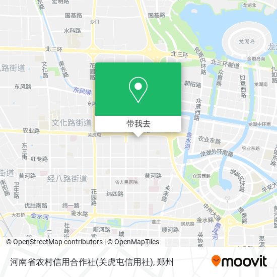 河南省农村信用合作社(关虎屯信用社)地图