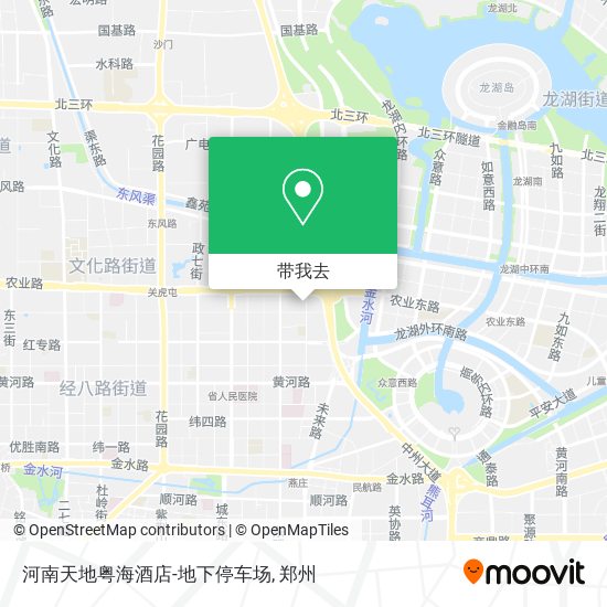 河南天地粤海酒店-地下停车场地图